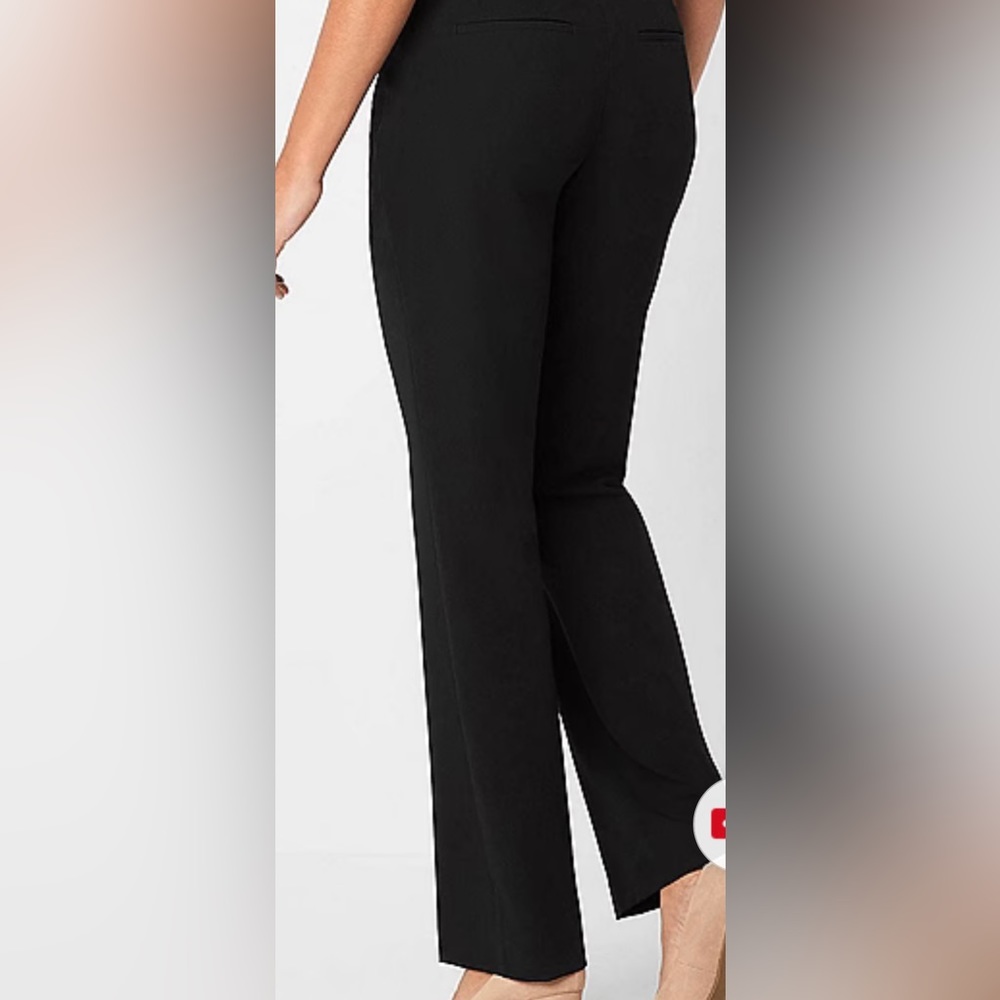 NAVY LIZ CLAIBORNE AUDRA STRAIGHT LEG PANTS